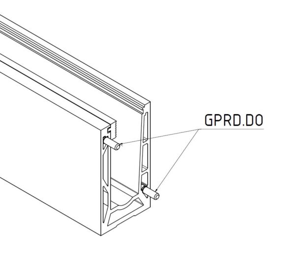 Jatkotulppa GPR1 ja GPR3 profiilille