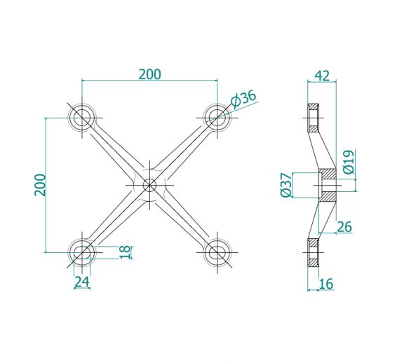 Klaasi_spider_kinnitus_4_diagonaalne_joonis-576x518-1.jpg Spider yhdistäjä 4-pistekiinnikkeelle. AISI316