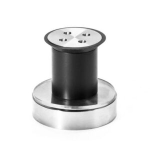 Lasisen porrasaskelman pistekiinnike, lasi 33mm, AISI316