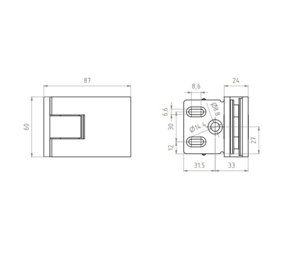 NORDX1_hinge_joonis_v1-576x518-c.jpg Säädettävä lasioven sarana NordX, seinä-lasi, mattamusta