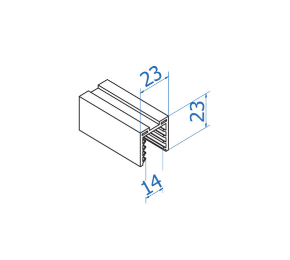 Kumitiiviste Ø42,4×1,5 lasiuralliselle putkelle, lasi 16-17.5mm
