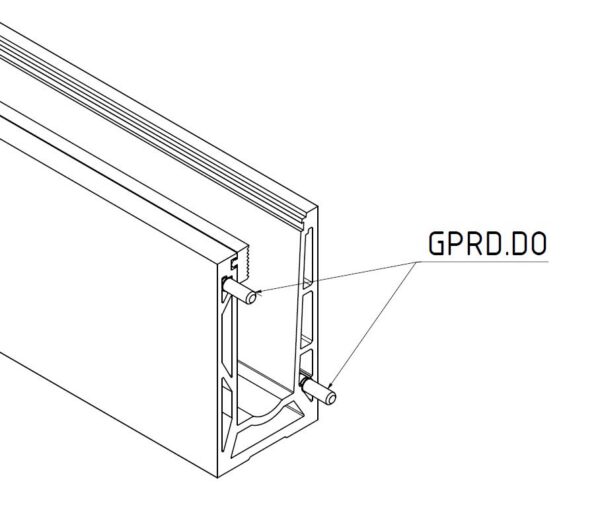 Jatkotulppa GPR1 ja GPR3 profiilille