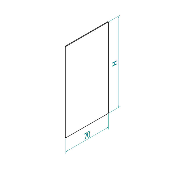 Päätypeite GPR3 profiilille