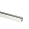 U-profiili 8-8.76 mm lasille, matala, anodisoitu-kiillotettu, L=3400