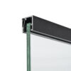 Lasiseinäprofiili 10-10,76 mm:n laseille, mattamusta, L=3500
