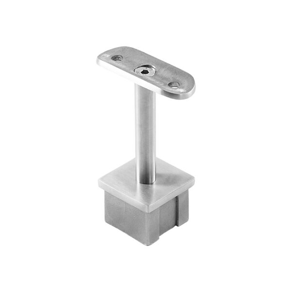 Käsijohdekannake tolpalle 40x40x2, pyöreä kannatin, AISI316