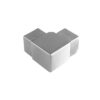 40x40x2 putken liitin 90°, AISI316