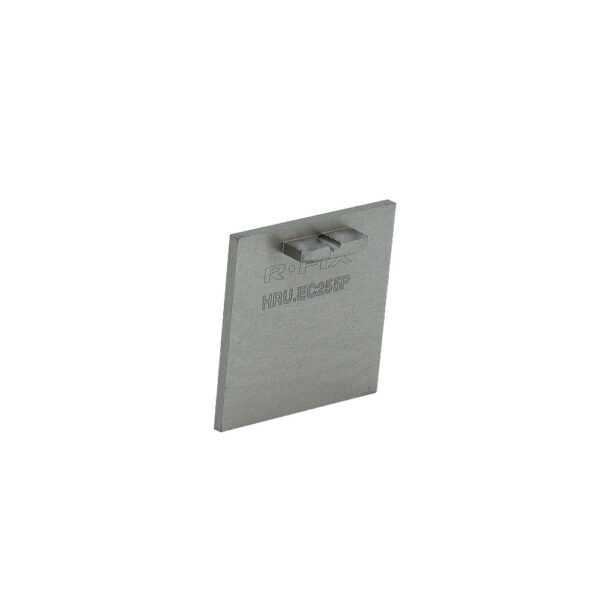 hru-ec255p-1-01 U-profiili käsijohteen päätylevy 12+12 mm:n lasille , Premium