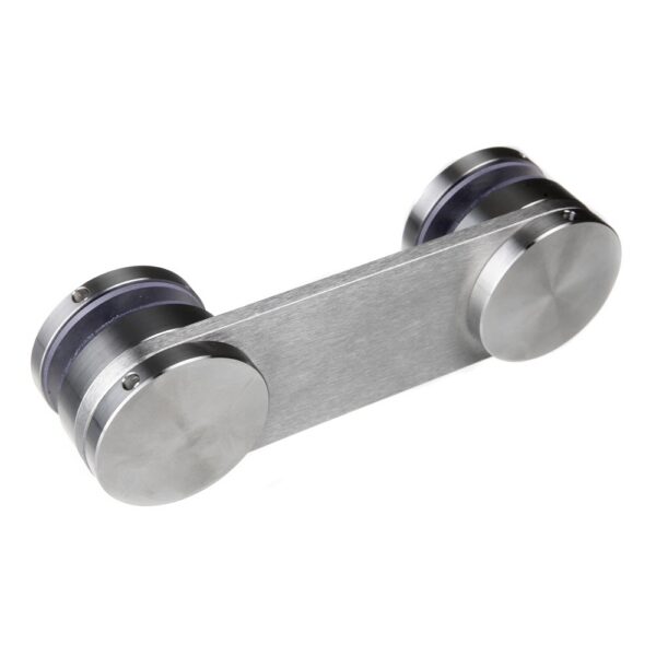 Pidäke Ø45 lasi-lasi, 180°, AISI304