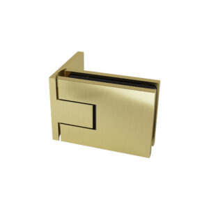 sh-nord1-g-1-01 Säädettävä lasioven sarana NordX, seinä-lasi, harjattu mattamessinki PVD